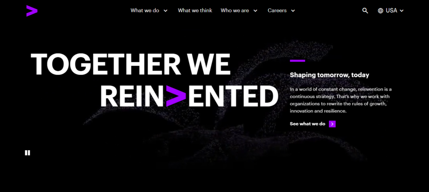 accenture homepage