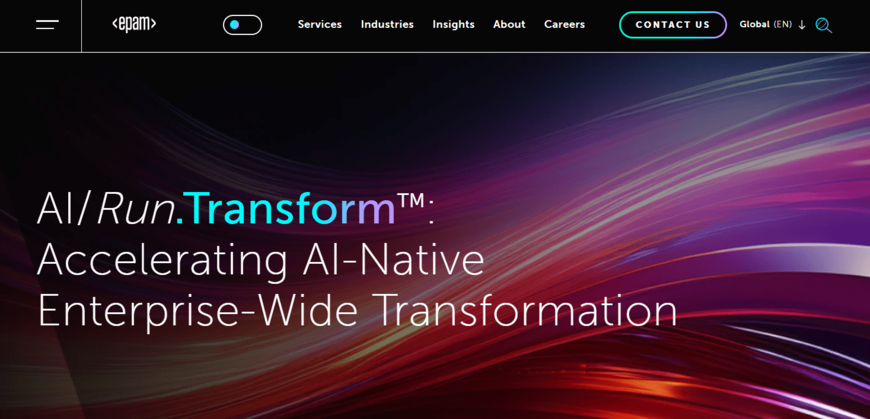 EPAM homepage