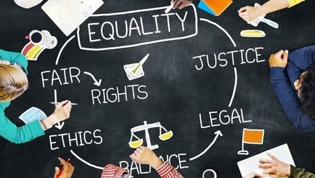 Equality and employee rights at work concept
