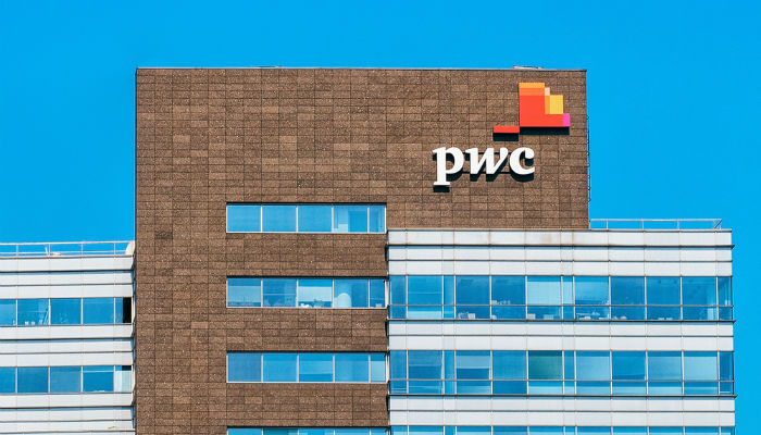 PwC accounting firm building in Warsaw, Poland