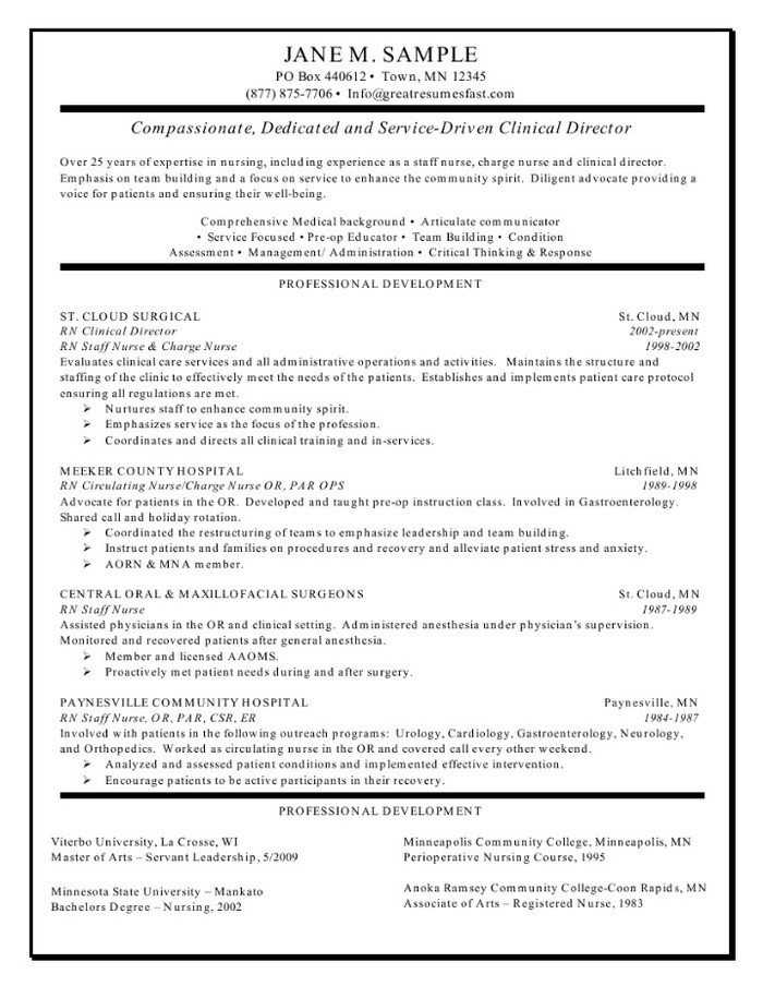 The Best Nursing CV Examples and Templates