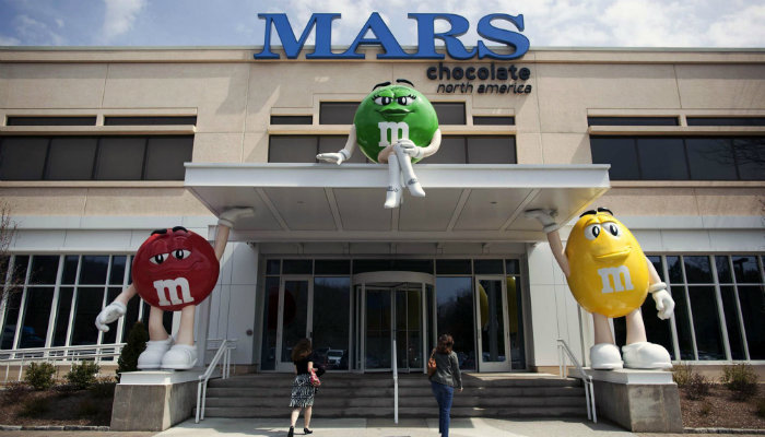 The exterior of the Mars Chocolate headquarters building