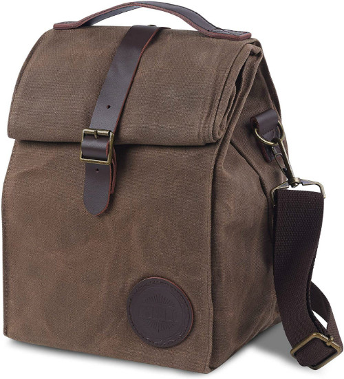 ASEBBO Waxed Canvas Lunch Bag