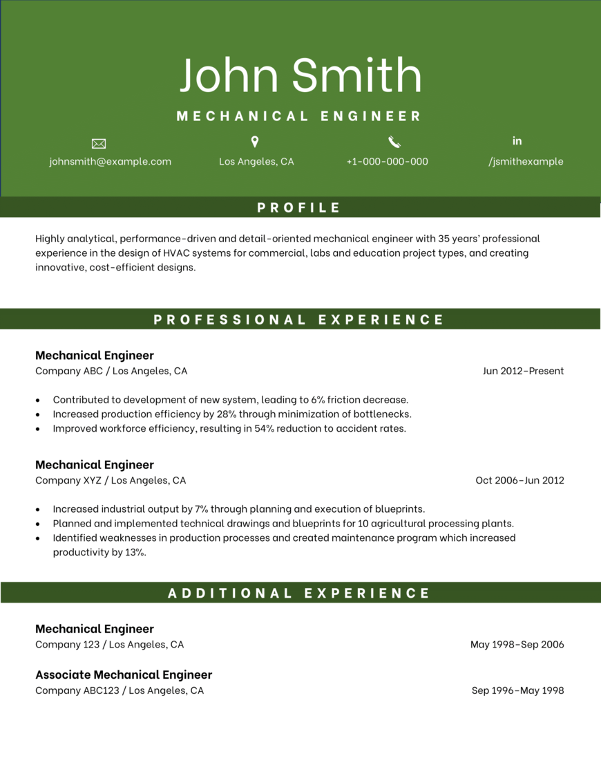 How to Write a Résumé Employment History Section (Examples)