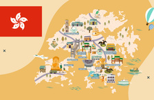Map showing highest-paying careers to consider in Hong Kong