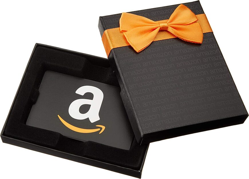 Amazon gift card goodbye leaving gift