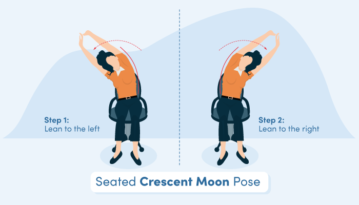 How to Do the Crescent Moon Pose in Yoga: 12 Steps (with Pictures)