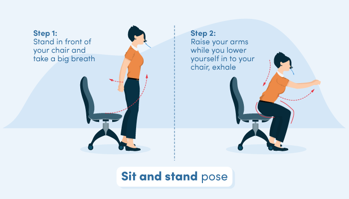 Office Chair Yoga- Simple exercises to do at your desk | Yoga and Nutrition