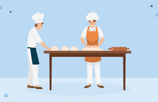 Person wondering how to become a professional baker