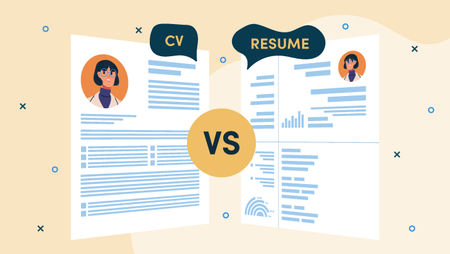 The difference between a CV and a résumé