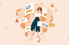 A woman demonstrating her project management skills