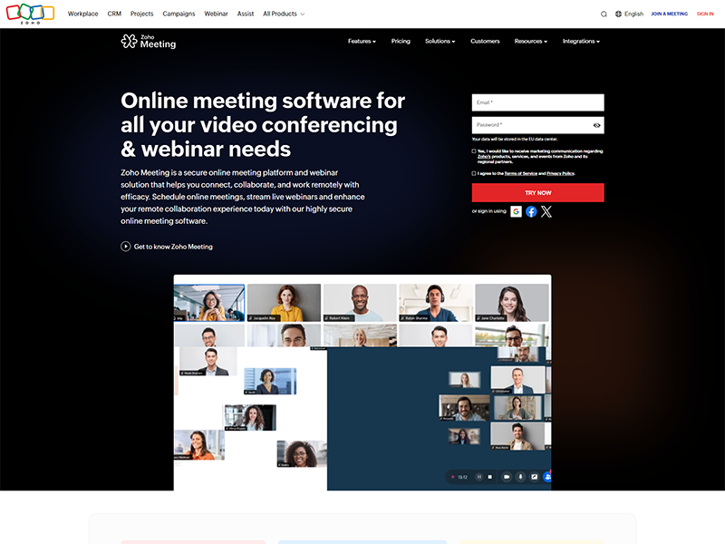 Zoho Meeting