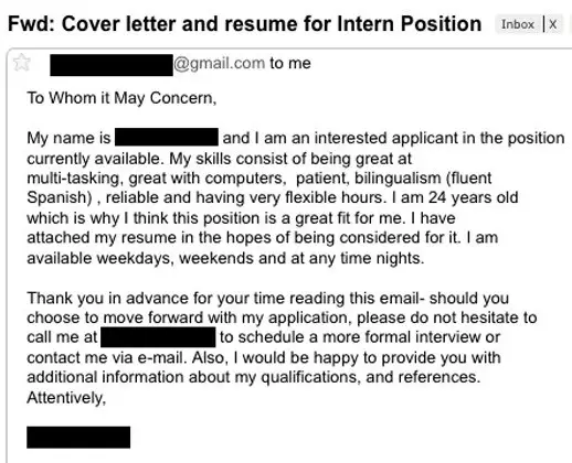 Bilingualism funny cover letter