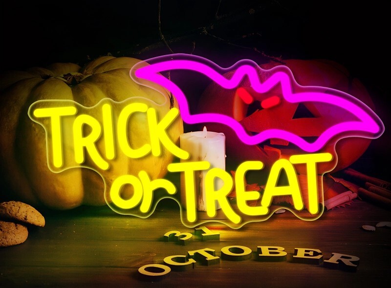 Halloween neon lights