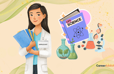 life science applicant holding documents